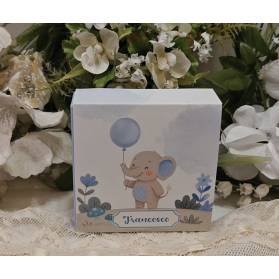 SCATOLINA NASCITA CON IL NOME ELEFANTINO