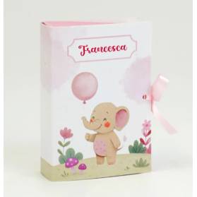 SCATOLINA NASCITA CON IL NOME ELEFANTINO