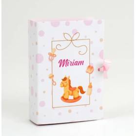 SCATOLINA NASCITA CON IL NOME CAVALLINO