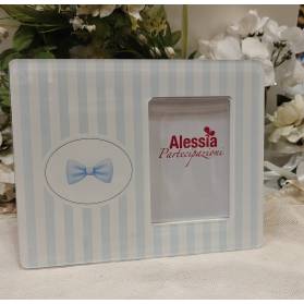 PORTAFOTO BATTESIMO PERSONALIZZATO CON CONFETTI