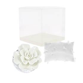 MAGNOLIA FIORE IN PORCELLANA CON CONFETTI