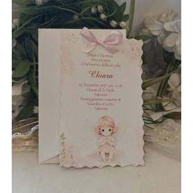 INVITO BATTESIMO BIMBA ANGELO
