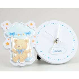 OROLOGIO BATTESIMO PERSONALIZZATO CON CONFETTI