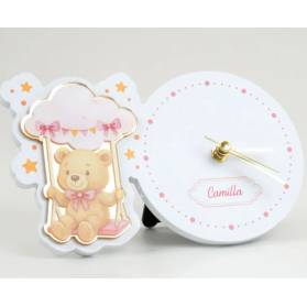 OROLOGIO BATTESIMO PERSONALIZZATO CON CONFETTI