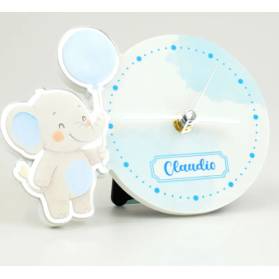 OROLOGIO BATTESIMO PERSONALIZZATO CON CONFETTI