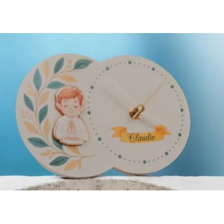 OROLOGIO BATTESIMO PERSONALIZZATO CON CONFETTI