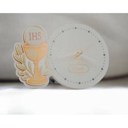 OROLOGIO PRIMA COMUNIONE PERSONALIZZATO CON CONFETTI