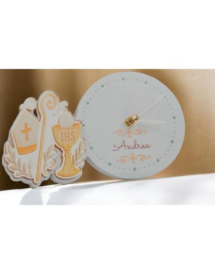 OROLOGIO PRIMA COMUNIONE PERSONALIZZATO CON CONFETTI