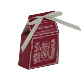 SCATOLINA 18 ANNI CON NOME E COMPLETA DI CONFETTI