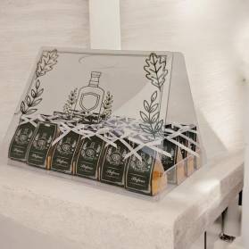 ESPOSITORE CON 24 SCATOLINA 18 ANNI CON NOME E CONFETTI