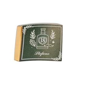 SCATOLINA 18 ANNI CON NOME E COMPLETA DI CONFETTI