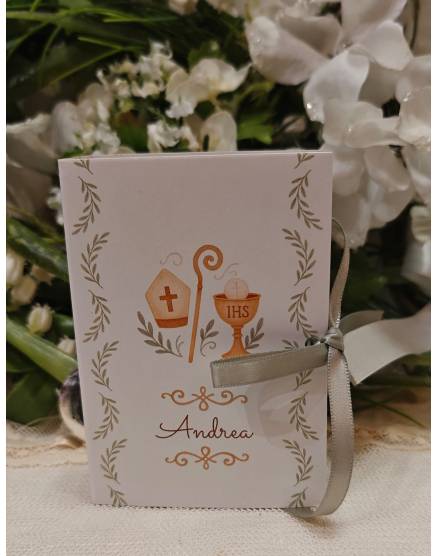 SCATOLINA COMUNIONE E CRESIMA