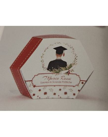 SCATOLINA PORTACONFETTI LAUREA
