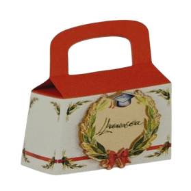 SCATOLINE LAUREA CON MAGNETE CON IL NOME E CONFETTI