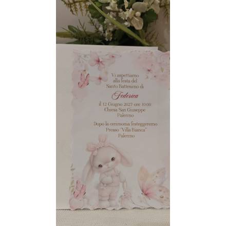 INVITO BATTESIMO BIMBA