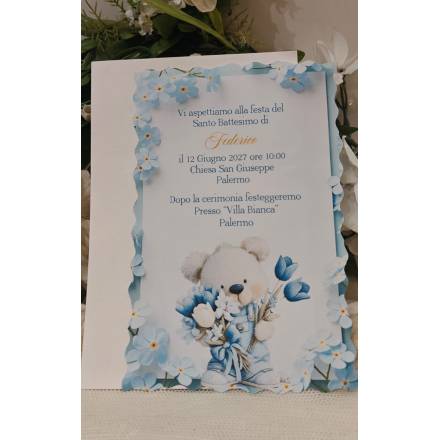 INVITO BATTESIMO BIMBA