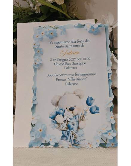 INVITO BATTESIMO BIMBA