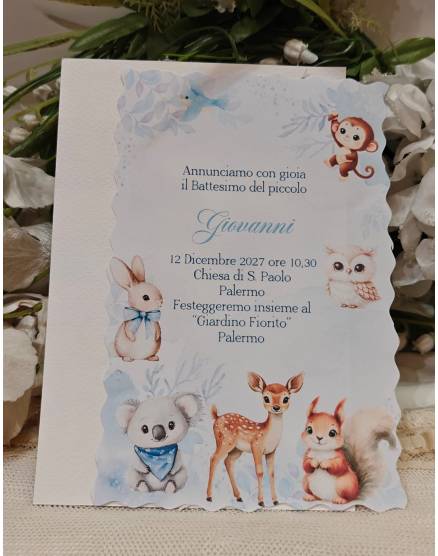 INVITO BATTESIMO BIMBA