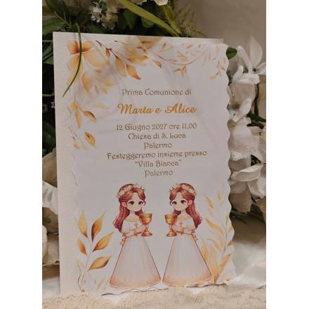 INVITO PRIMA COMUNIONE