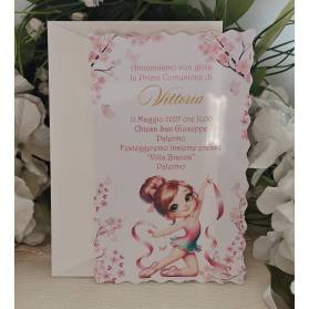 INVITO PRIMA COMUNIONE GINNASTA