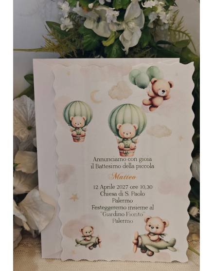 INVITO BATTESIMO BIMBO