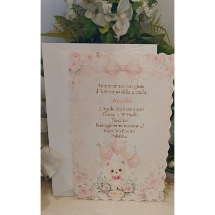 INVITO BATTESIMO BIMBA
