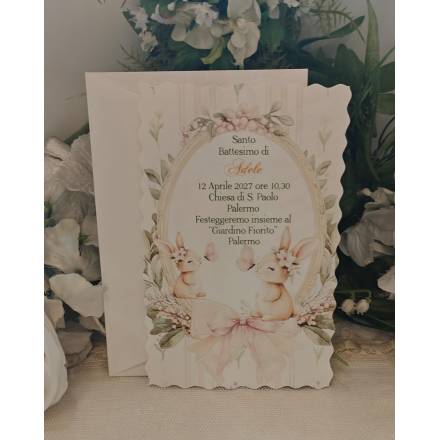 INVITO BATTESIMO BIMBA