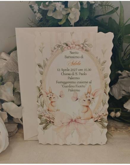 INVITO BATTESIMO BIMBA