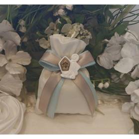 SACCHETTO CRESIMA CON CONFETTI E GESSETTO