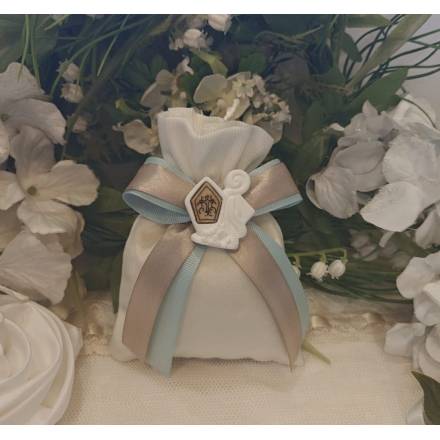 SACCHETTO NASCITA CELESTE