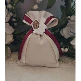 SACCHETTO CRESIMA CON CONFETTI E GESSETTO