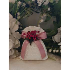 SACCHETTO CRESIMA CON CONFETTI