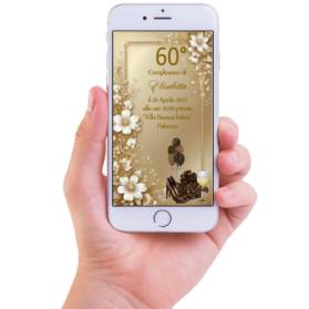 INVITO DIGITALE 60 ANNI DONNA