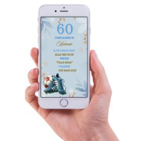 INVITO DIGITALE 60 ANNI UOMO