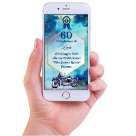 INVITO DIGITALE 60 ANNI UOMO