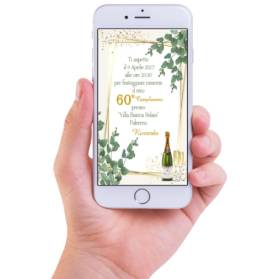 INVITO DIGITALE 60 ANNI UOMO