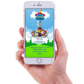 INVITO DIGITALE COMPLEANNO PAW PATROL