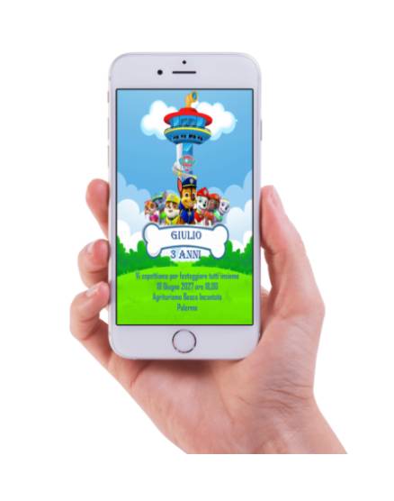 INVITO DIGITALE COMPLEANNO 