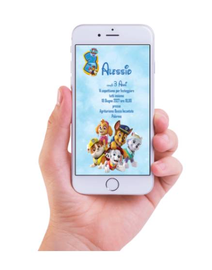 INVITO DIGITALE COMPLEANNO 