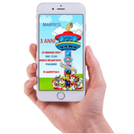 INVITO DIGITALE COMPLEANNO 