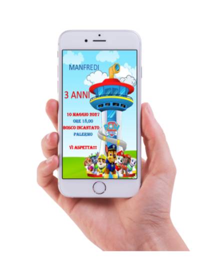 INVITO DIGITALE COMPLEANNO 