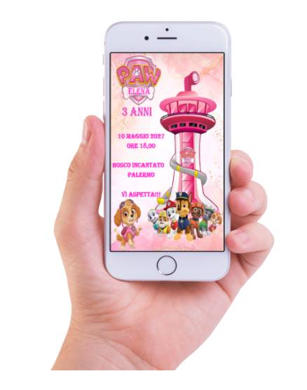 INVITO DIGITALE COMPLEANNO 