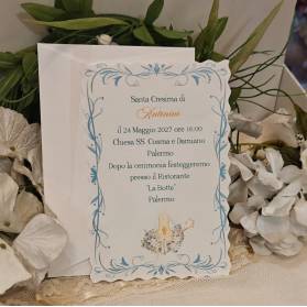 INVITO SANTA CRESIMA RAGAZZO