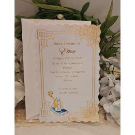 INVITO SANTA CRESIMA RAGAZZO