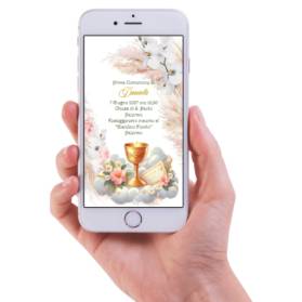 INVITO DIGITALE PRIMA COMUNIONE