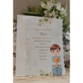 INVITO PRIMA COMUNIONE RAGAZZO