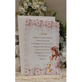 INVITO PRIMA COMUNIONE COMPLETO DI BUSTA