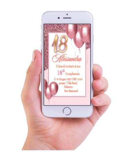 INVITO DIGITALE 18 ANNI