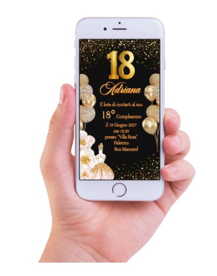 INVITO DIGITALE 18 ANNI