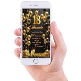 INVITO DIGITALE 18 ANNI RAGAZZO